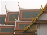 Bangkok. Temple roofs 